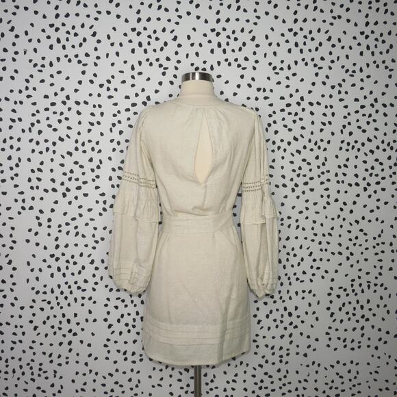 Spell & the Gypsy Collective Biscuit Lola Boho Bell Sleeve Belted Tunic Dress - Picture 9 of 13